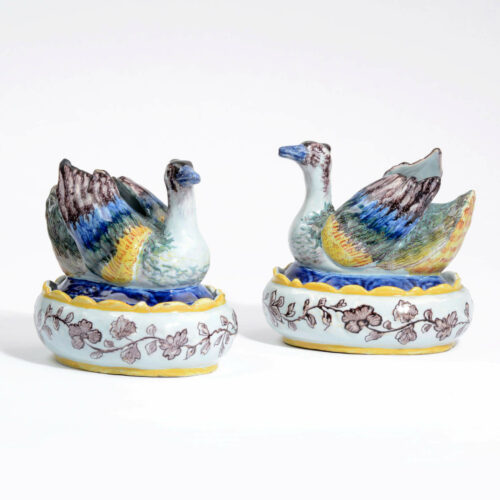 Polychrome Duck Tureens