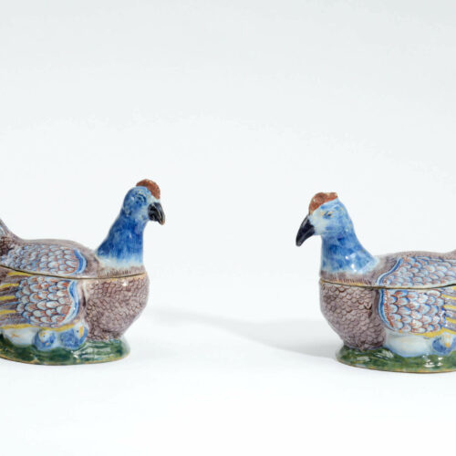 Delftware Chicken Tureens