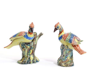 Delftware Bird Boxes