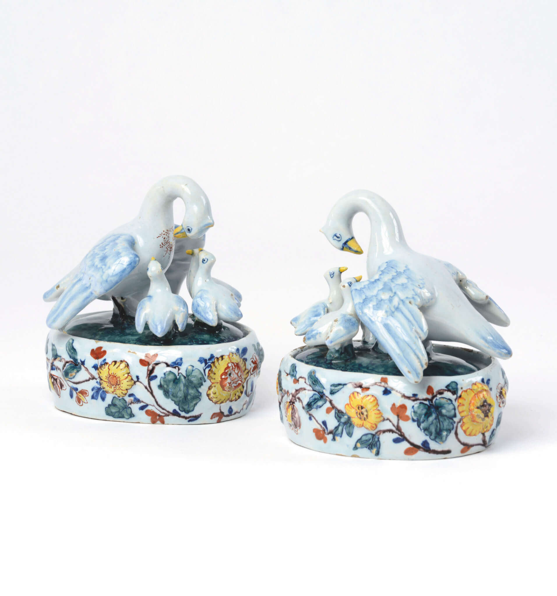 Polychrome Delftware tureens Polychrome Delftware tureens