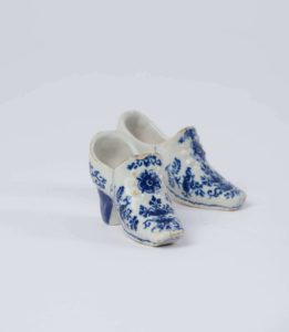 Blue And White Models Of Shoes