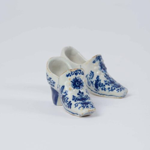 Blue And White Models Of Shoes