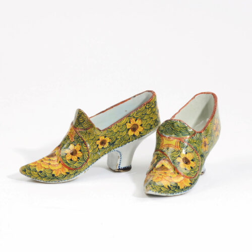 Polychrome Models Of Shoes