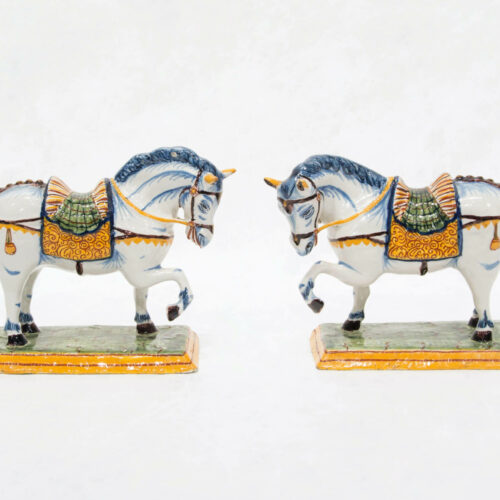 Polychrome Models Of Horses