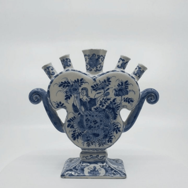 Delftware blue and white vase Delftware blue and white vase