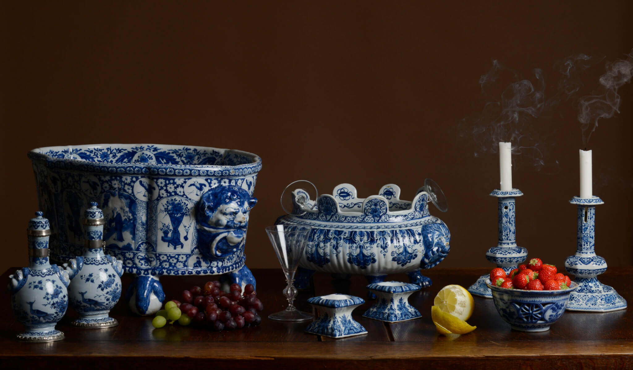 Delftware Banquet Table 17th century