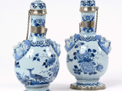 2004 Delftware Pilgrims Bottles