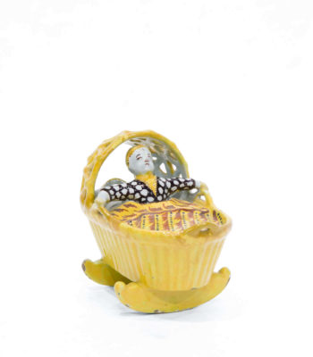 D2093. Polychrome Model Of A Cradle