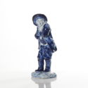 D2179. Blue And White Figure Emblematic Of Winter
