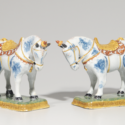 • D2127. Pair Of Polychrome Figures Of Horses