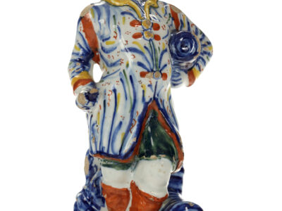 D2329. Polychrome Figure Of A Street Vendor