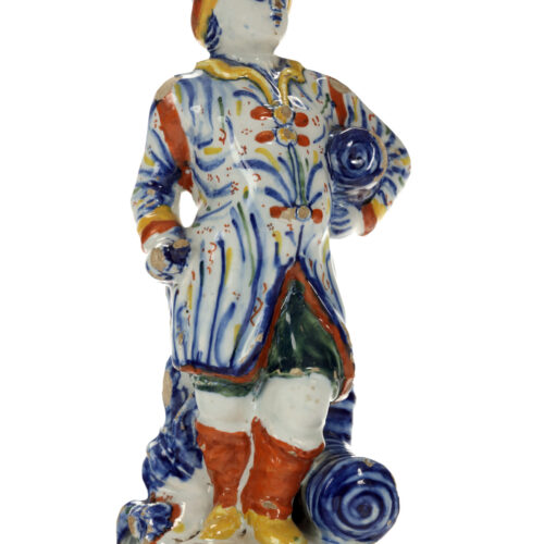 D2329. Polychrome Figure Of A Street Vendor