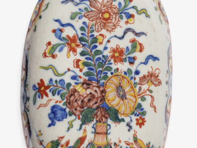 D2330. Polychrome Oval Brushback