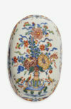 D2330. Polychrome Oval Brushback