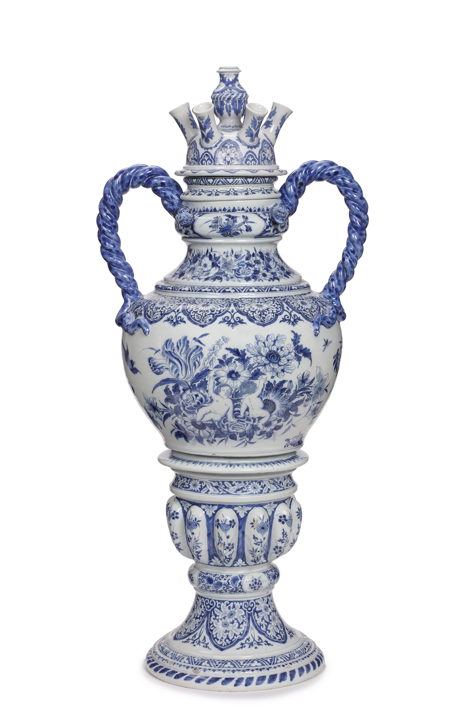 D2391 Flower Vase Delft 1690 Adrianus Kocx