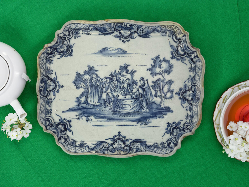 Rectangular Tray, Delft circa 1760