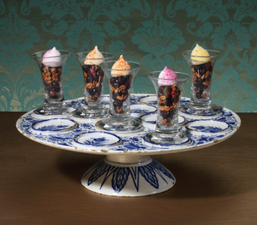 Blue and White Tazza Delft, circa 1715