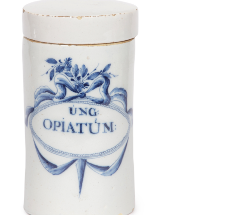 Apothocary Jar, The Three Bells, Delft