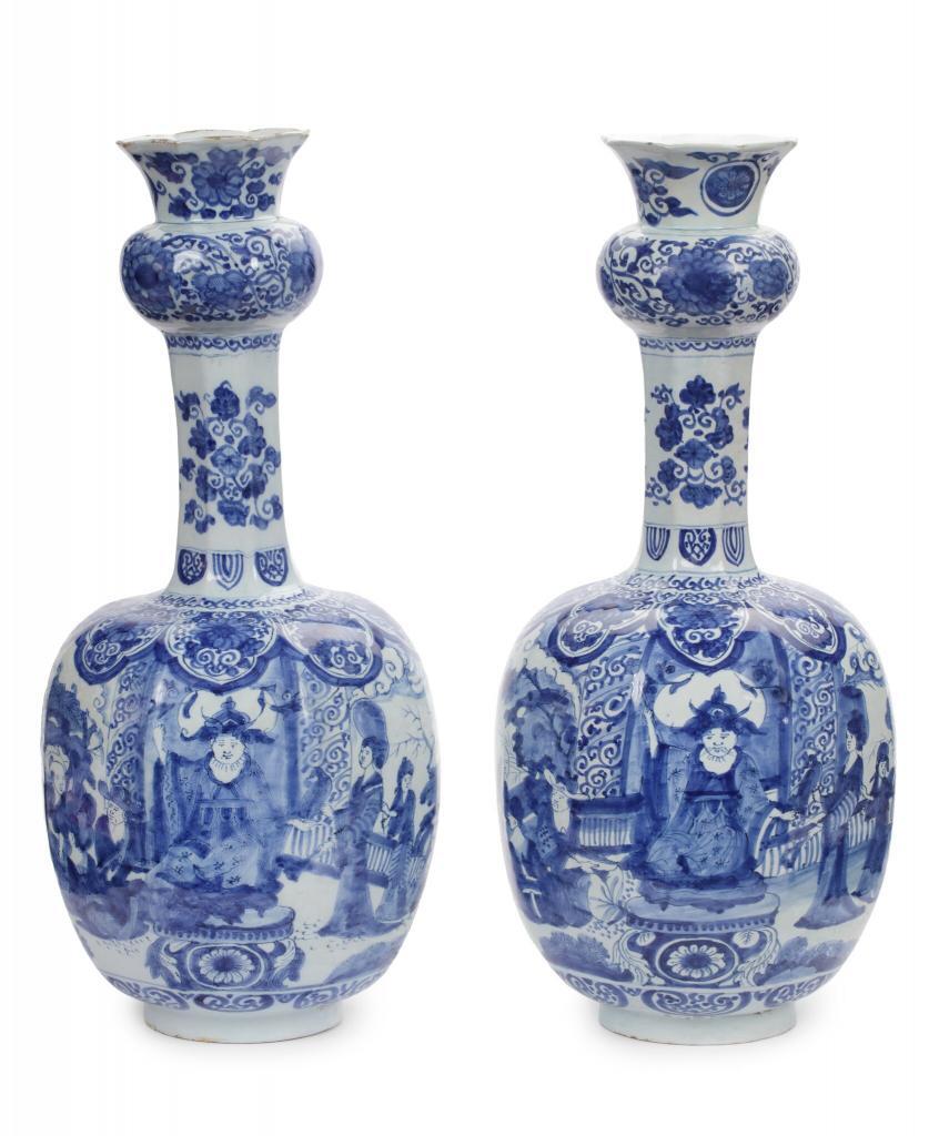 D2620. Pair of Large Bottle Vases – Aronson Antiquairs of Amsterdam ...