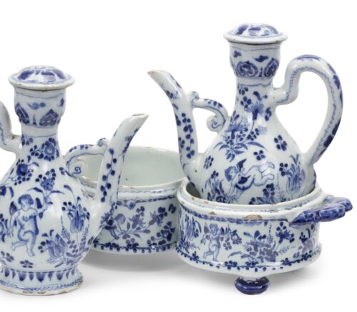 D2621 Blue and White Cruet Set Delft, circa 1700